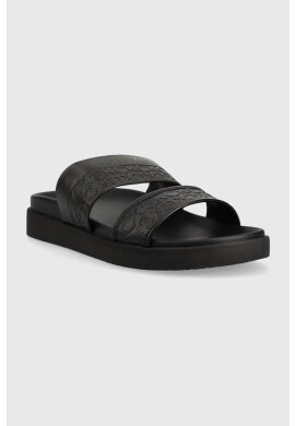 Calvin Klein Чехли ERGO SLIDE - HF MONO в черно HW0HW01535 - Pepit.bg