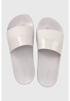 Calvin Klein Чехли POOL SLIDE в лилаво HW0HW01783 - Pepit.bg