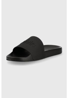 Calvin Klein Чехли Pool Slide в черно - Pepit.bg