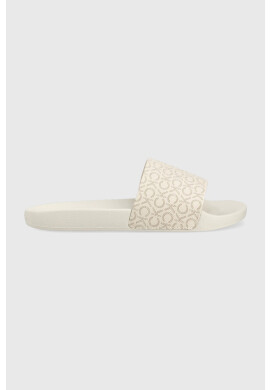 Calvin Klein Чехли POOL SLIDE - MONO в бежово HW0HW01528 - Pepit.bg