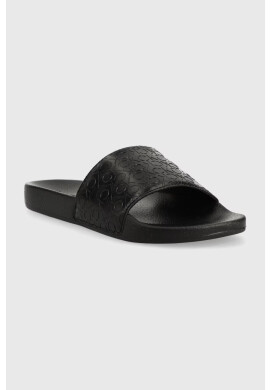 Calvin Klein Чехли POOL SLIDE - MONO в черно HW0HW01624 - Pepit.bg