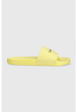 Calvin Klein Чехли POOL SLIDE RUBBER в жълто HM0HM00455 - Pepit.bg