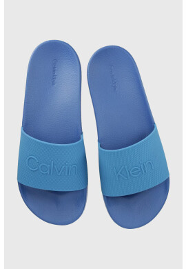 Calvin Klein Чехли POOL SLIDE RUBBER в синьо HM0HM00636 - Pepit.bg
