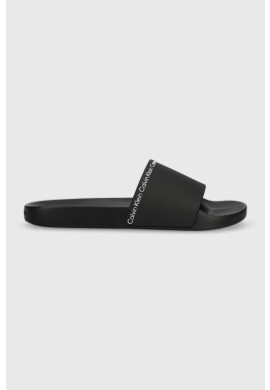 Calvin Klein Чехли POOL SLIDE RUBBER в бежово HM0HM01062 - Pepit.bg