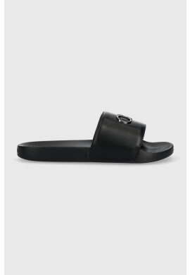Calvin Klein Чехли POOL SLIDE W/HW в черно с платформа HW0HW01509 - Pepit.bg