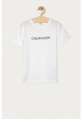 Calvin Klein Детска тениска в бяло - Pepit.bg