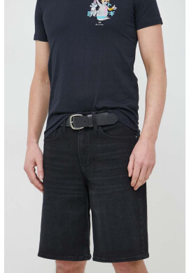 Calvin Klein Дънкови къси панталони в черно - Pepit.bg
