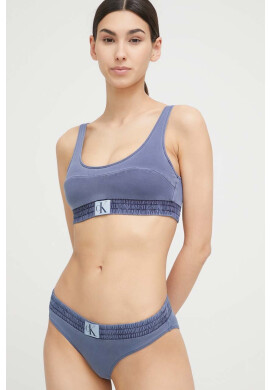 Calvin Klein Горнище на бански в синьо - Pepit.bg