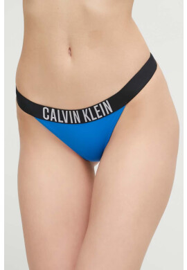 Calvin Klein Долнище на бански тип бразилиана в синьо - Pepit.bg