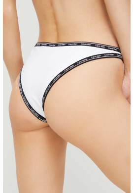 Calvin Klein Долнище на бански тип бразилиана в бяло - Pepit.bg