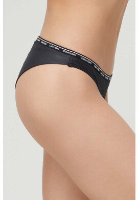 Calvin Klein Долнище на бански тип бразилиана в черно - Pepit.bg