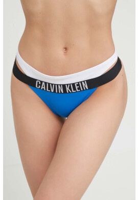 Calvin Klein Долнище на бански тип бразилиана в тъмносиньо - Pepit.bg