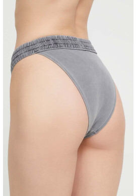 Calvin Klein Горнище на бански в черно с леко подплатена чашка - Pepit.bg
