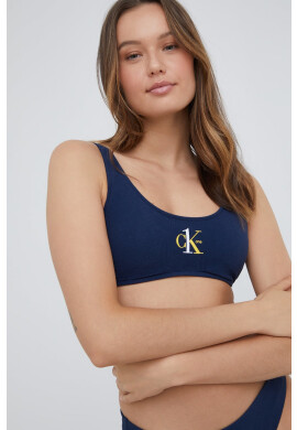 Calvin Klein Горнище на бански в оранжево с мека чашка - Pepit.bg