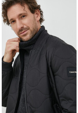 Calvin Klein Яке бомбър в черно с преходна изолация - Pepit.bg