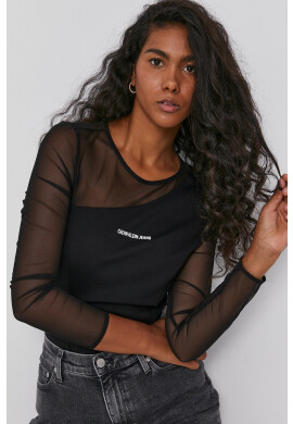 Calvin Klein Jeans Блуза с дълги ръкави - Pepit.bg