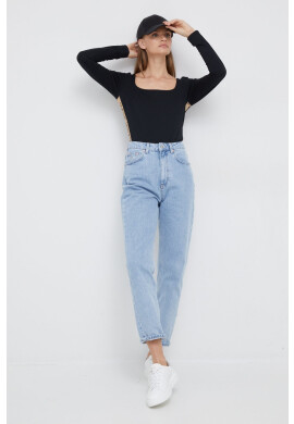 Calvin Klein Jeans Боди дамско в черно - Pepit.bg