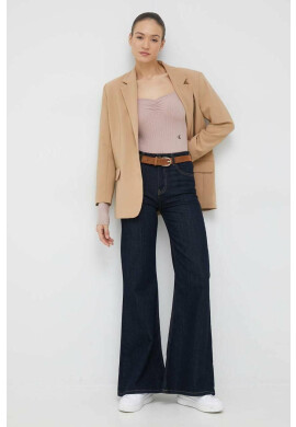 Calvin Klein Jeans Боди дамско в лилаво - Pepit.bg