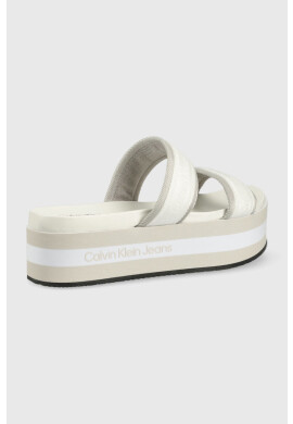 Calvin Klein Jeans Чехли в сиво с платформа - Pepit.bg