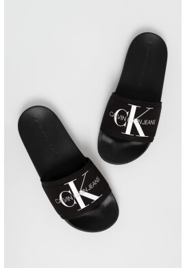 Calvin Klein Jeans Чехли мъжки в черно - Pepit.bg