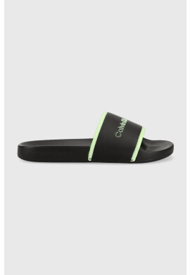 Calvin Klein Jeans Чехли INSTITUTIONAL SLIDE в черно - Pepit.bg