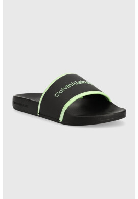 Calvin Klein Jeans Чехли INSTITUTIONAL SLIDE в черно - Pepit.bg