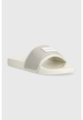 Calvin Klein Jeans Чехли SLIDE BADGE WN в бежово YW0YW00997 - Pepit.bg