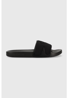 Calvin Klein Jeans Чехли SLIDE HIGH/LOW FREQUENCY в черно YM0YM00661 - Pepit.bg
