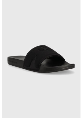 Calvin Klein Jeans Чехли SLIDE HIGH/LOW FREQUENCY в черно YM0YM00661 - Pepit.bg