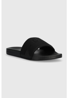 Calvin Klein Jeans Чехли SLIDE HIGH/LOW FREQUENCY WN в черно YW0YW00999 - Pepit.bg