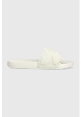 Calvin Klein Jeans Чехли SLIDE HIGH/LOW FREQUENCY WN в бежово YW0YW00999 - Pepit.bg