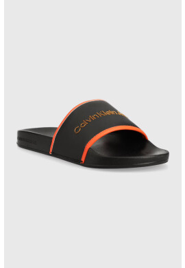 Calvin Klein Jeans Чехли SLIDE INSTITUTIONAL в черно - Pepit.bg