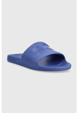 Calvin Klein Jeans Чехли SLIDE MONOGRAM DEBOSSED EVA в тъмносиньо YM0YM00060 - Pepit.bg