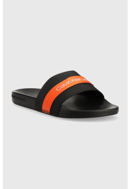 Calvin Klein Jeans Чехли SLIDE WEBBING в черно YM0YM00663 - Pepit.bg