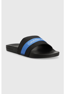 Calvin Klein Jeans Чехли SLIDE WEBBING в черно YM0YM00663 - Pepit.bg