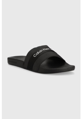 Calvin Klein Jeans Чехли SLIDE WEBBING в черно YM0YM00393 - Pepit.bg