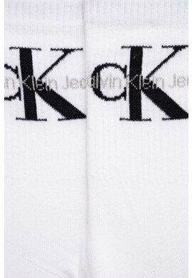 Calvin Klein Jeans Чорапи дамски в бяло - Pepit.bg
