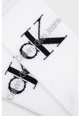 Calvin Klein Jeans Чорапи мъжки в бяло - Pepit.bg