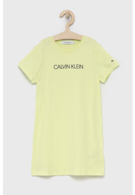 Calvin Klein Jeans Детска памучна рокля - Pepit.bg