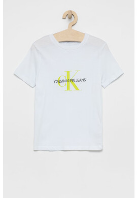 Calvin Klein Jeans Детска памучна тениска - Pepit.bg