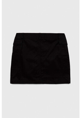 Calvin Klein Jeans Детска пола в черно къс модел със стандартна кройка - Pepit.bg