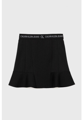 Calvin Klein Jeans Детска пола в зелено къс модел със стандартна кройка - Pepit.bg