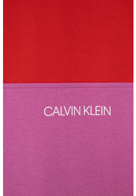 Calvin Klein Jeans Детска рокля в розово къс модел с уголемена кройка - Pepit.bg