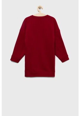 Calvin Klein Jeans Детска рокля в розово къс модел със стандартна кройка - Pepit.bg