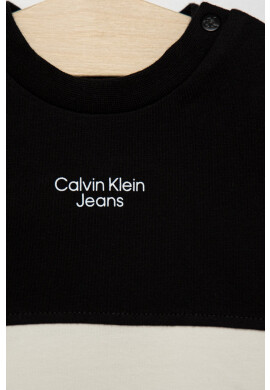 Calvin Klein Jeans Детска тениска в бяло с принт - Pepit.bg