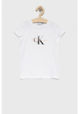 Calvin Klein Jeans Детска тениска в черно с апликация - Pepit.bg