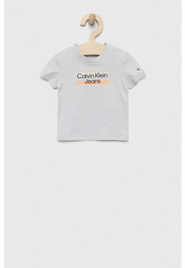 Calvin Klein Jeans Детска тениска в сиво с принт - Pepit.bg