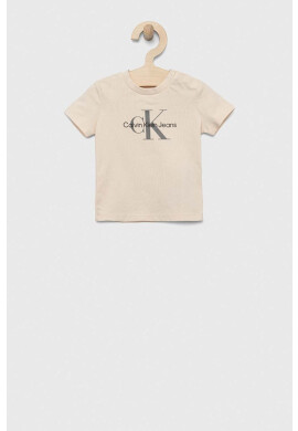 Calvin Klein Jeans Детска тениска в зелено с принт - Pepit.bg
