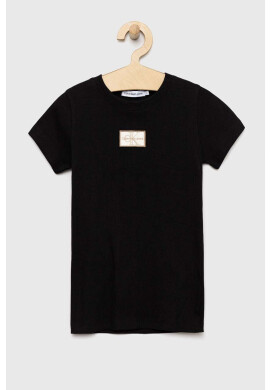 Calvin Klein Jeans Детска тениска в черно - Pepit.bg