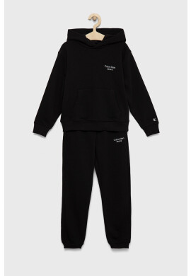 Calvin Klein Jeans Детски анцуг в черно - Pepit.bg